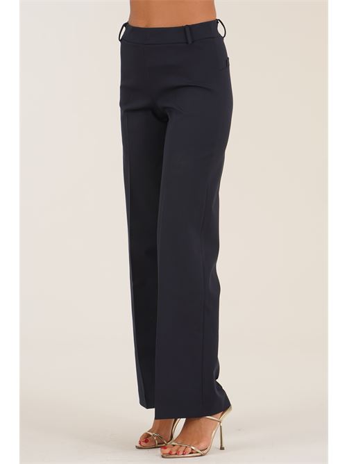 Pantalone in punto milano elastico Elmas Phil | 011253BLU
